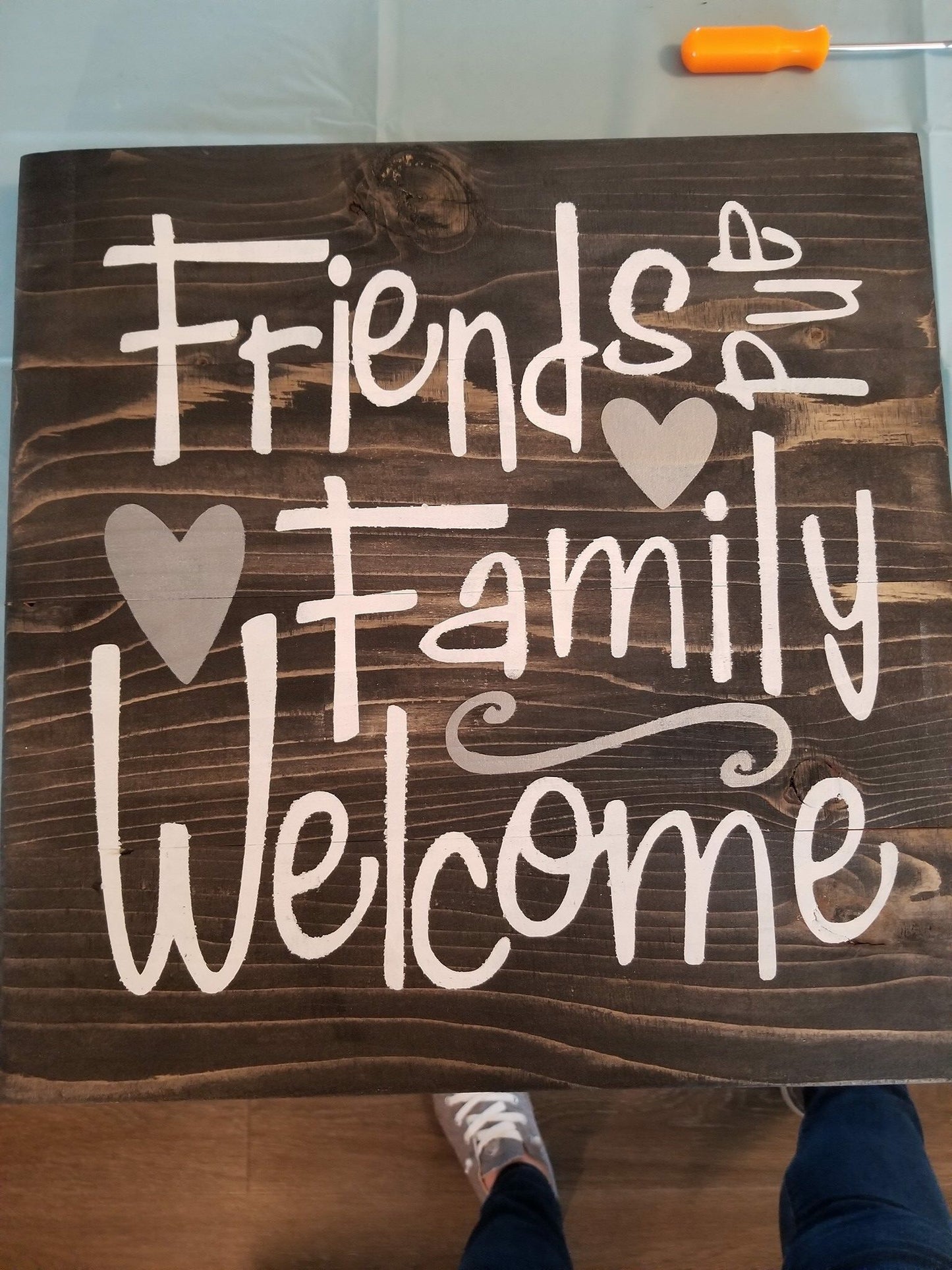 Friends and family welcome