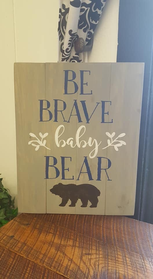 Be brave baby bear