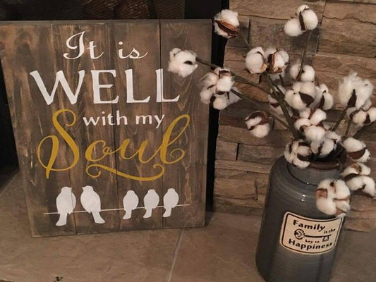 It is well with my soul with birds