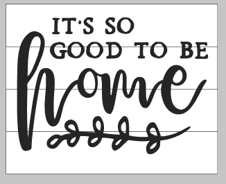 It's so good to be home with leafy design