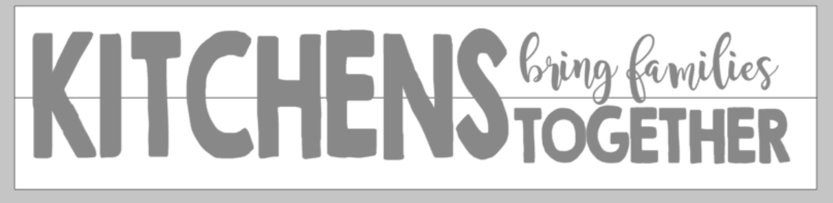 Kitchens bring familys together