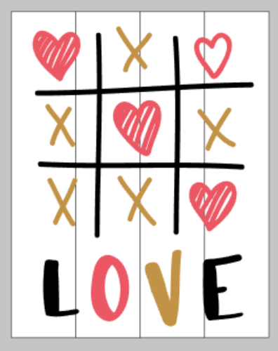Love tic tac toe