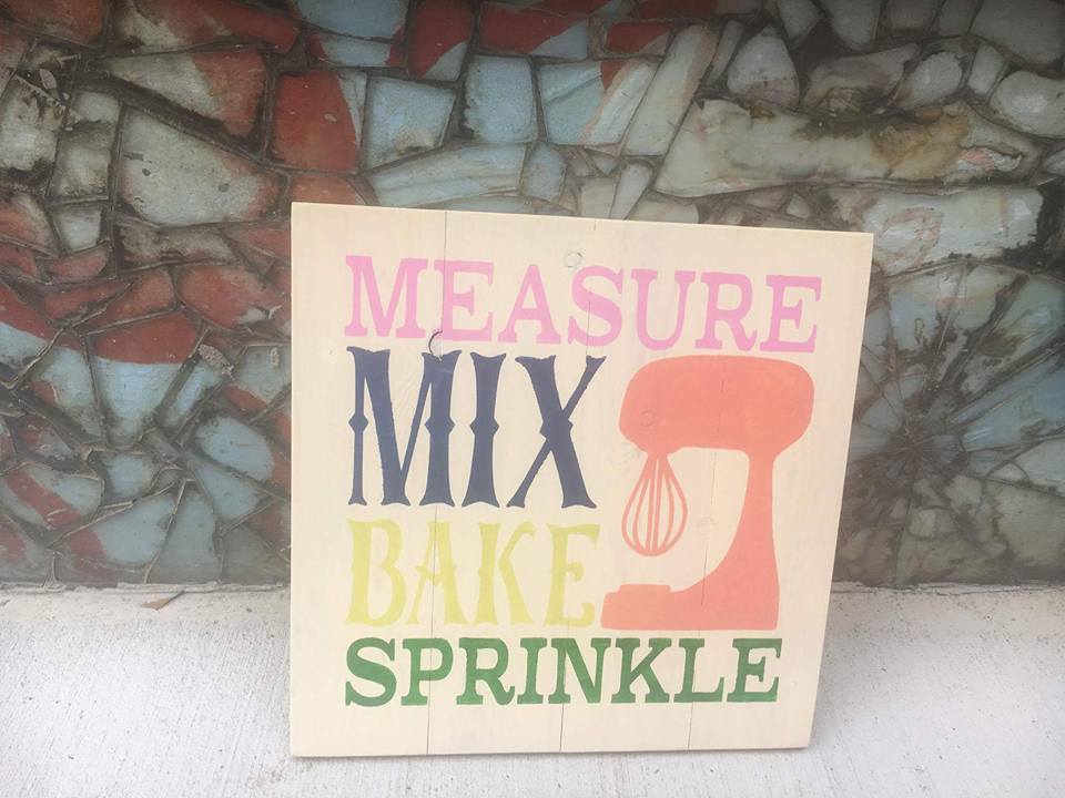 Measure Mix Bake Sprinkle