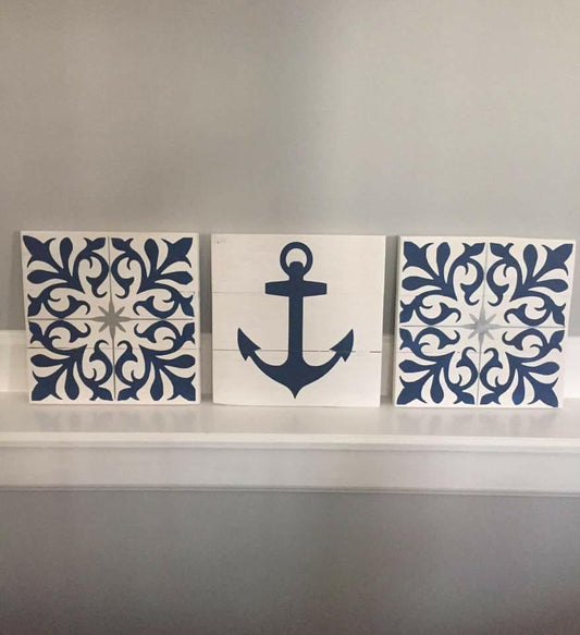 mini Anchor/tile trio