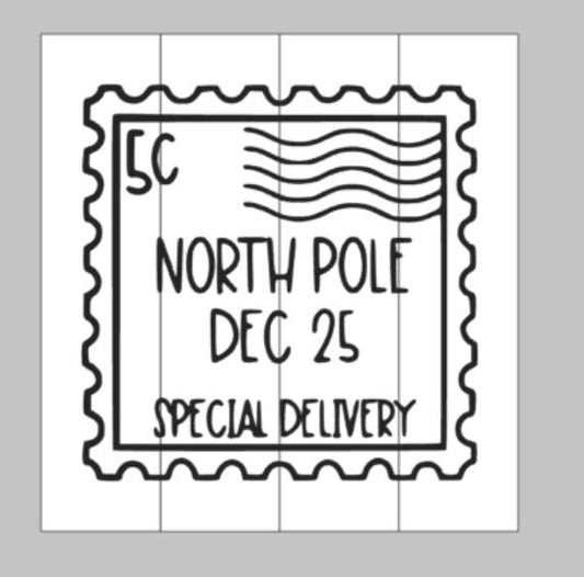 North Pole Stamp