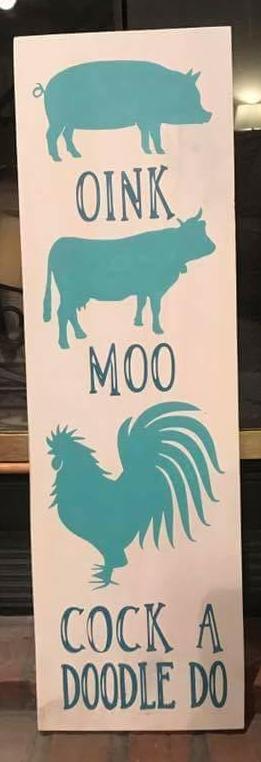 Oink Moo Cock a doodle doo