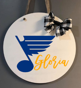 Door Hanger STL Blues-Gloria