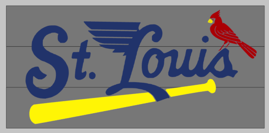 St Louis Cardinals with blues