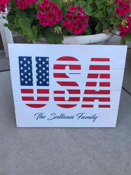 USA with family name