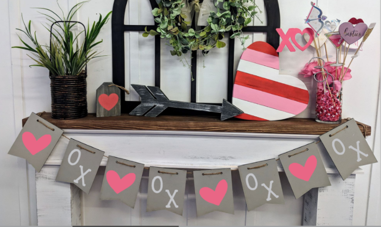 Banner - Hearts and XO's