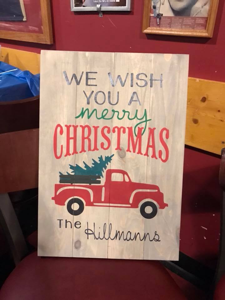 We wish you a merry christmas-Truck