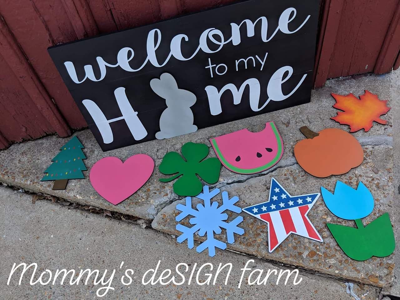 3D interchangeable welcome to my home