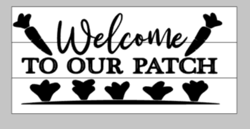 Welcome to our patch with carrots